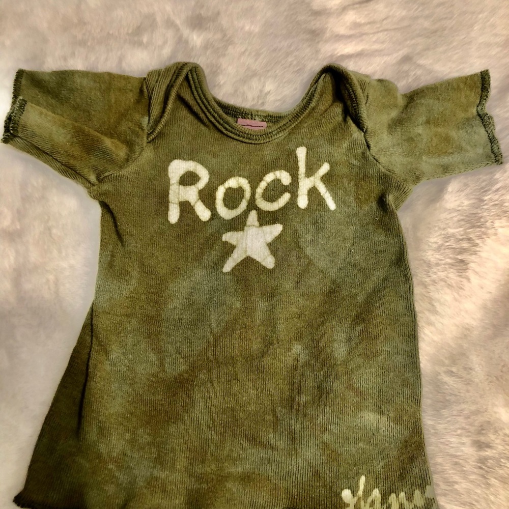 Infant 6month tye -die ROCKSTAR teeshirt